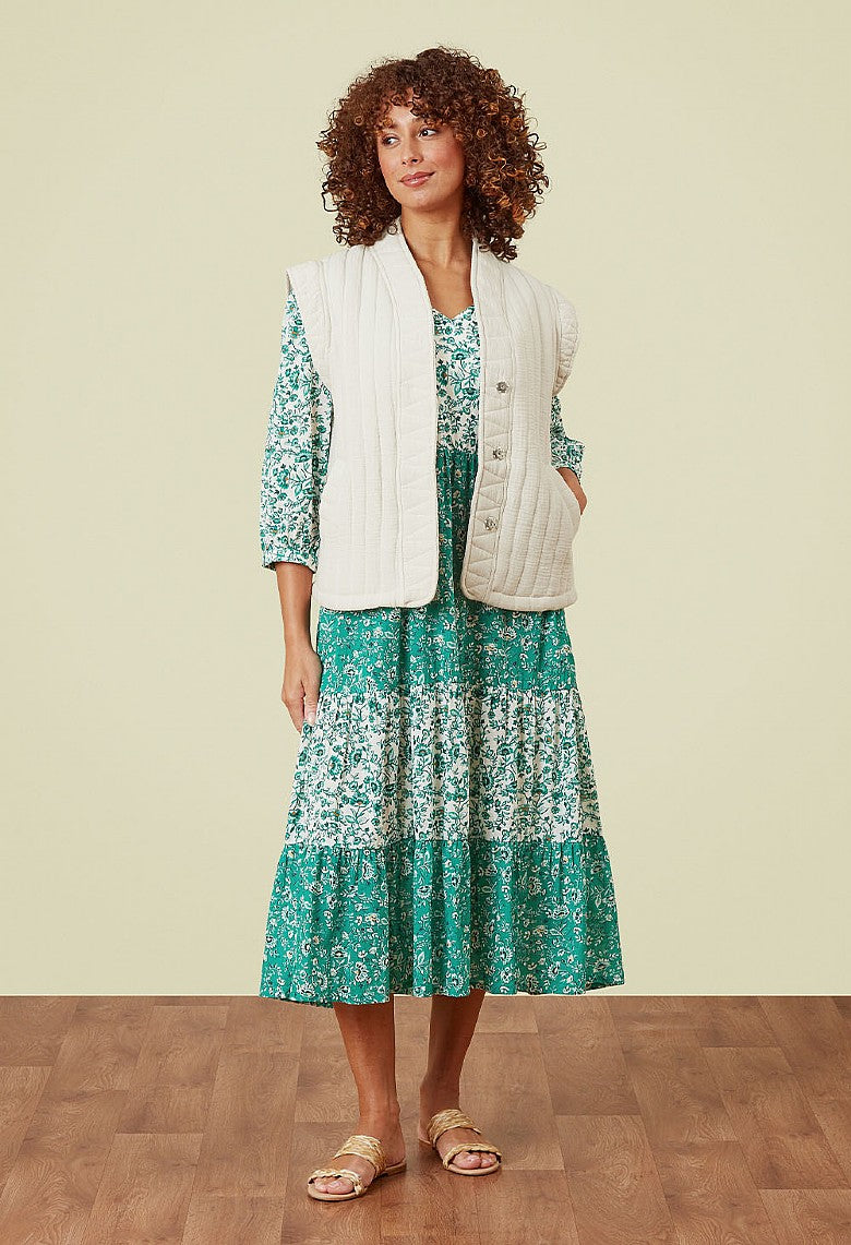 Adini Frangipani Oatmeal Waistcoat