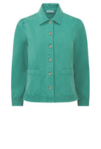 Adini Evelyn Cotton Twill Jacket Alhambra Minty Green