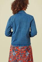 Evelyn Twill Jacket ~ Riviera