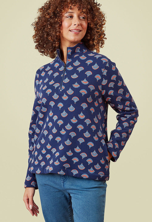 Adini Nori Sweatshirt ~ Evening Blue