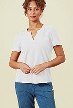 Adini Flora Cotton Slub Sleeveless Tops - Pink, Blue or White