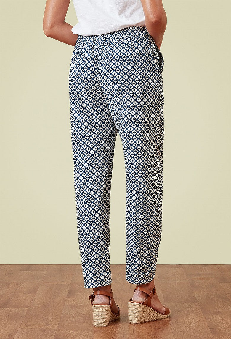 Adini Mylee Slub Trousers ~ Riviera