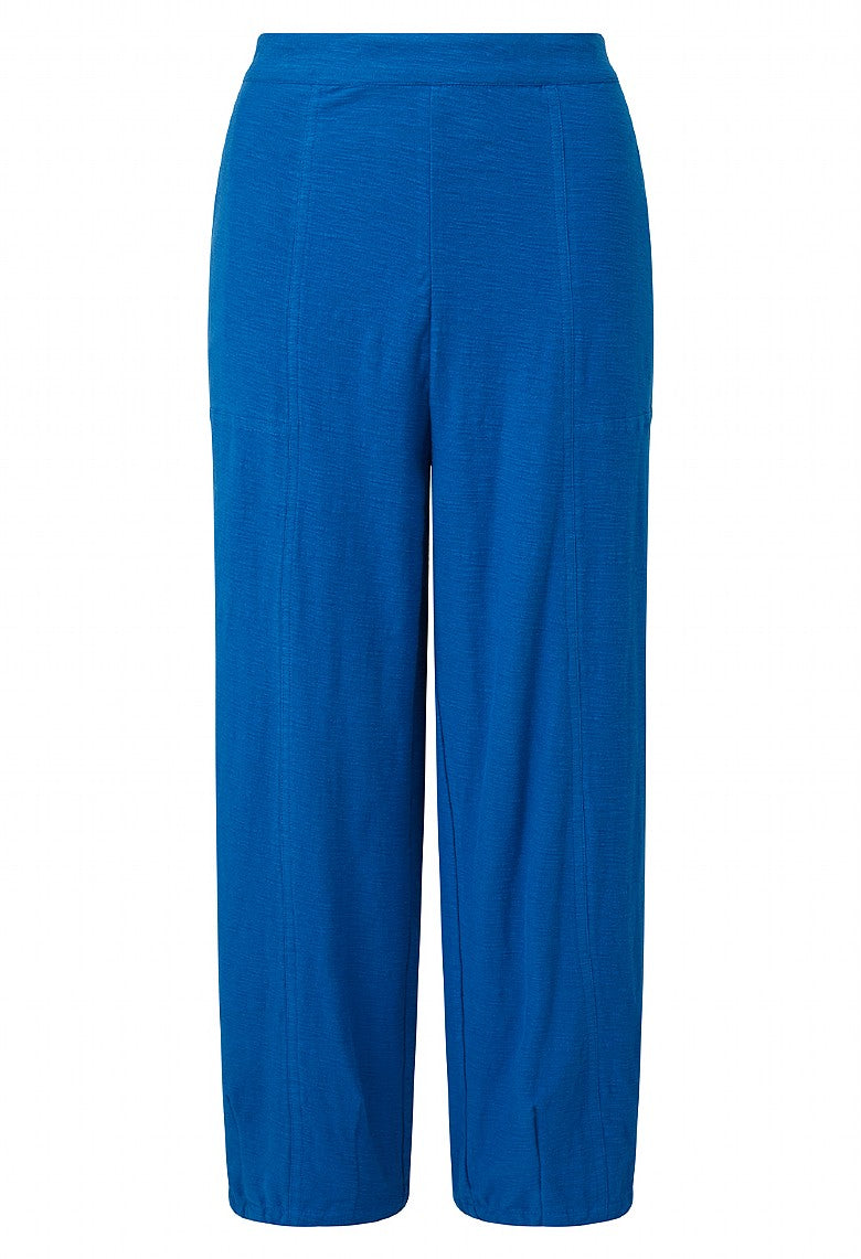 Adini Milly Slub Trousers ~ Ocean Blue