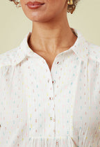 Adini Lantern Shirt Multi Fleck