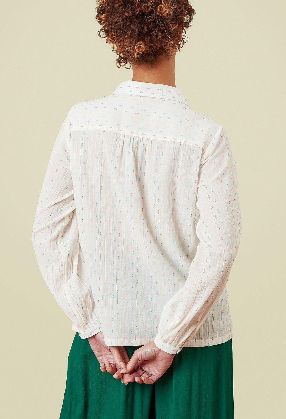 Adini Lantern Shirt Multi Fleck