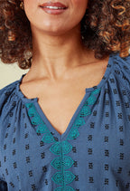 Adini Jaquard Riviera River Top