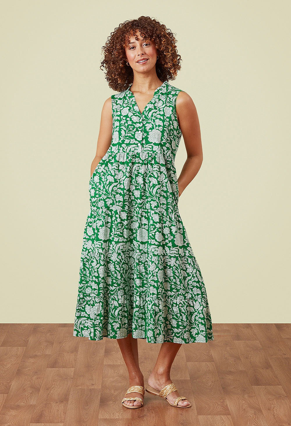 Adini Dalia Botanical Garden Midi Dress