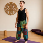 Nepalese Mushroom Block Print Harems