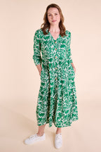 Nomads Green Botanical Dress