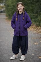 Funky Threads Kids Pixie Coat ~ Purple