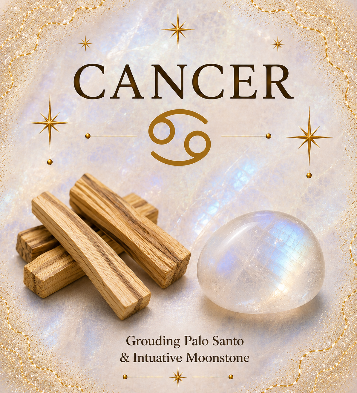 Ancient Wisdom Zodiac Crystal Incense Gift Set