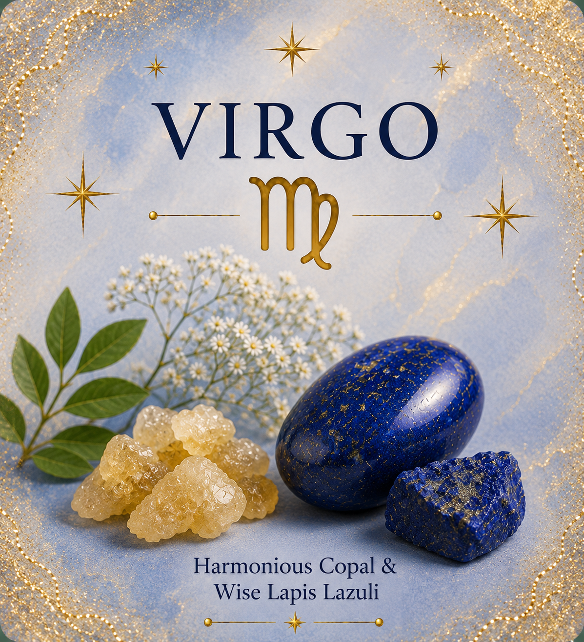 Ancient Wisdom Zodiac Crystal Incense Gift Set