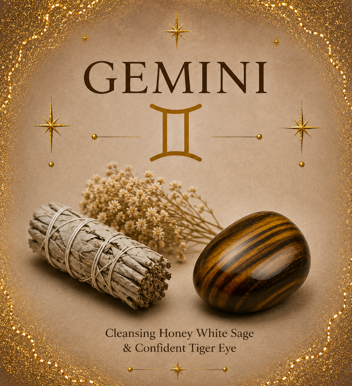 Ancient Wisdom Zodiac Crystal Incense Gift Set