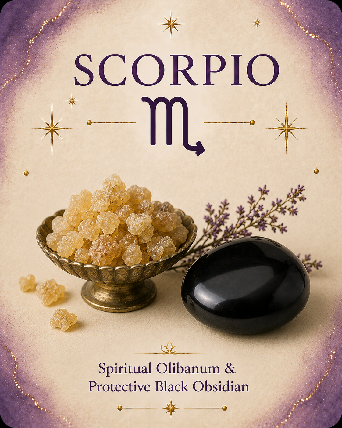 Ancient Wisdom Zodiac Crystal Incense Gift Set