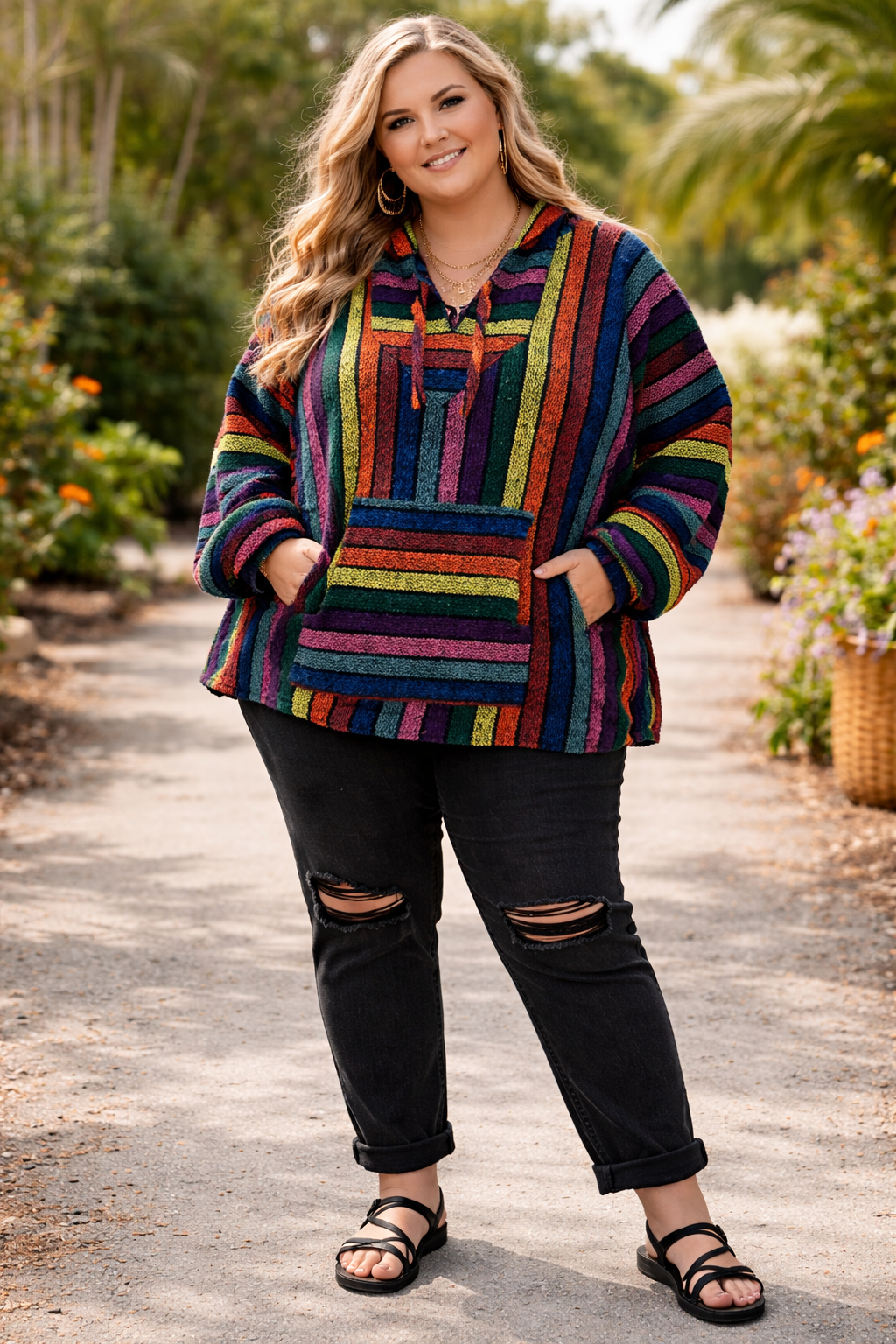 Siesta Mexican Baja Hoody ~ 3XL