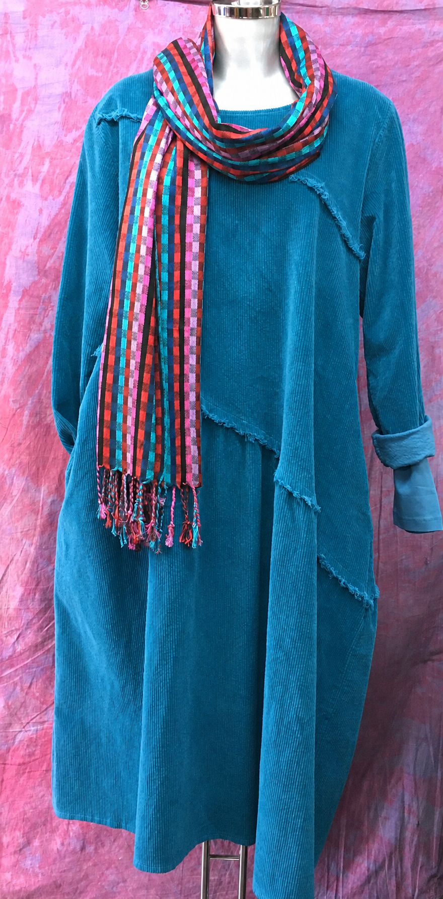 Made in Italy Jumbo Cord Midi Dress
