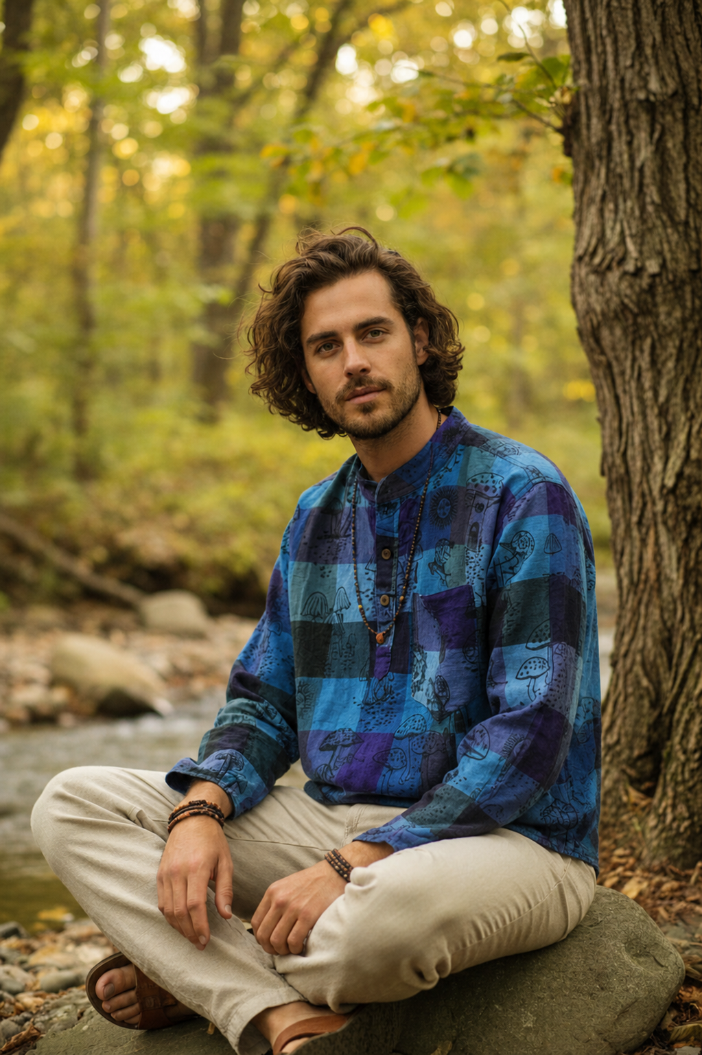 Gringo Fairtrade Woodland Mushroom Kurta