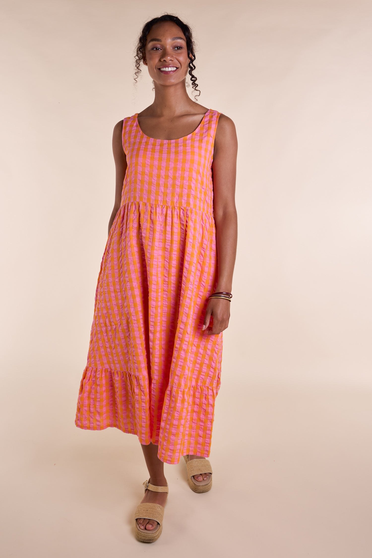 Nomads Bubble Chambray Summer Dress