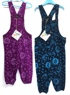 Gringo Fairtrade Kid's Celestial Dungarees ~ Blue
