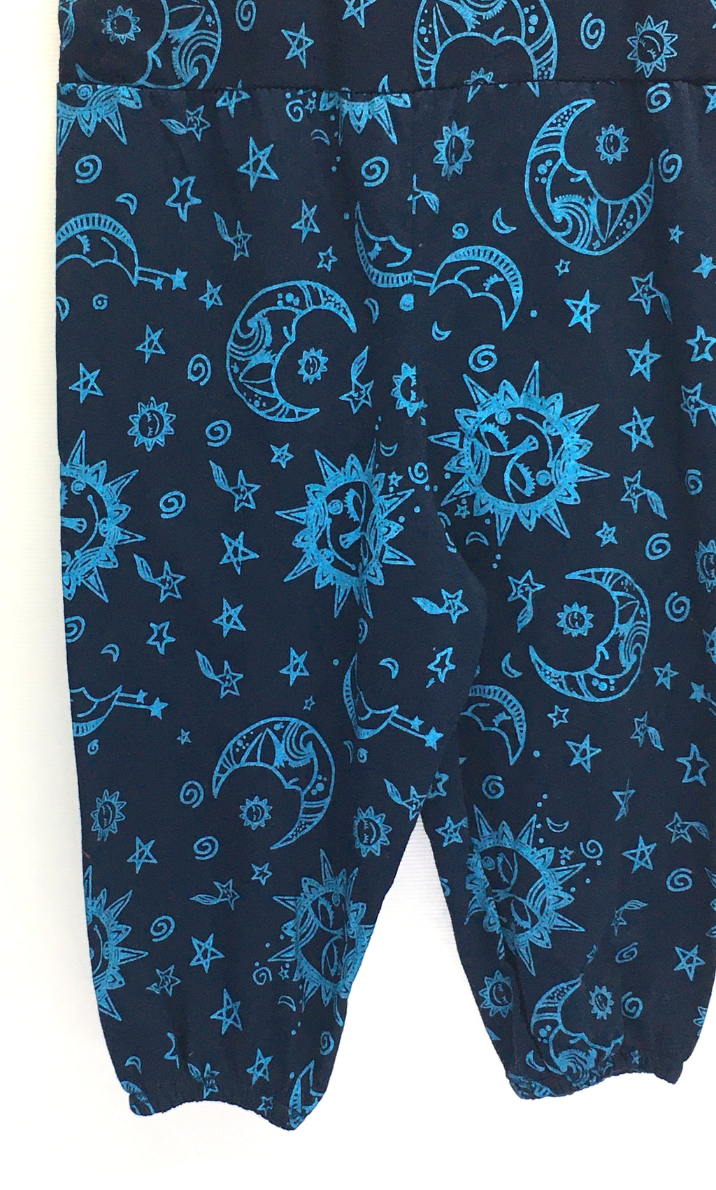 Gringo Fairtrade Kid's Celestial Dungarees ~ Blue