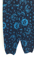 Gringo Fairtrade Kid's Celestial Dungarees ~ Blue