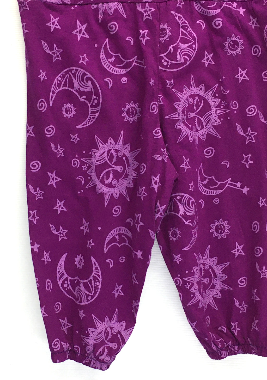 Gringo Fairtrade Kid's Celestial Dungarees ~ Purple