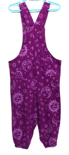 Gringo Fairtrade Kid's Celestial Dungarees ~ Purple