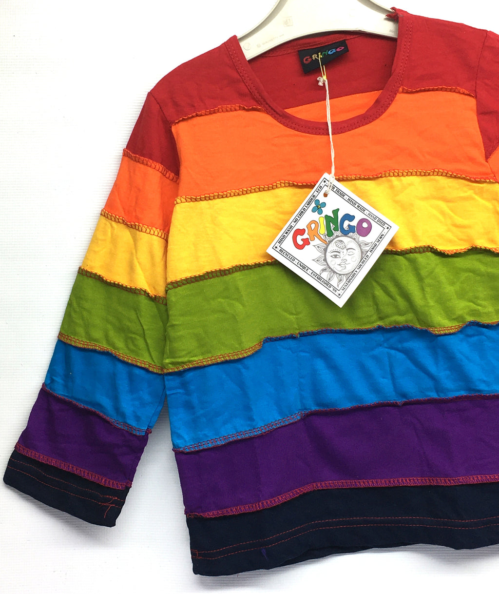 Gringo Fairtrade Kid's Rainbow Top