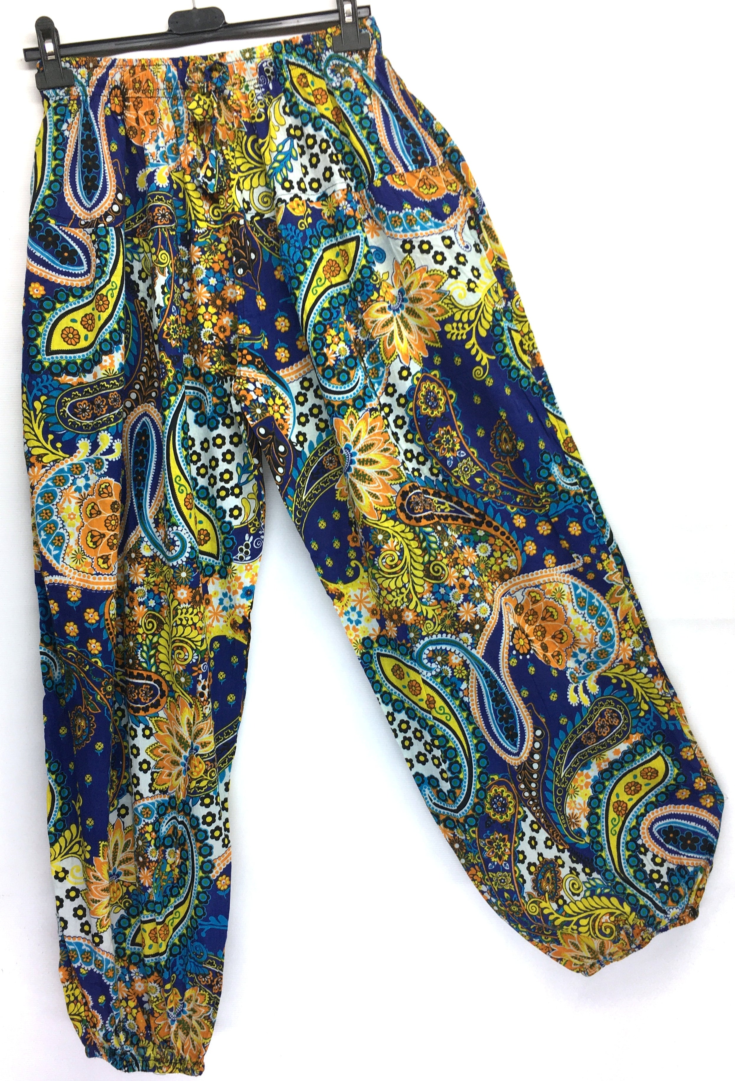 Gringo Fairtrade Blue Harems ~ O/S