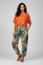 Gringo Fairtrade Blue Harems ~ O/S
