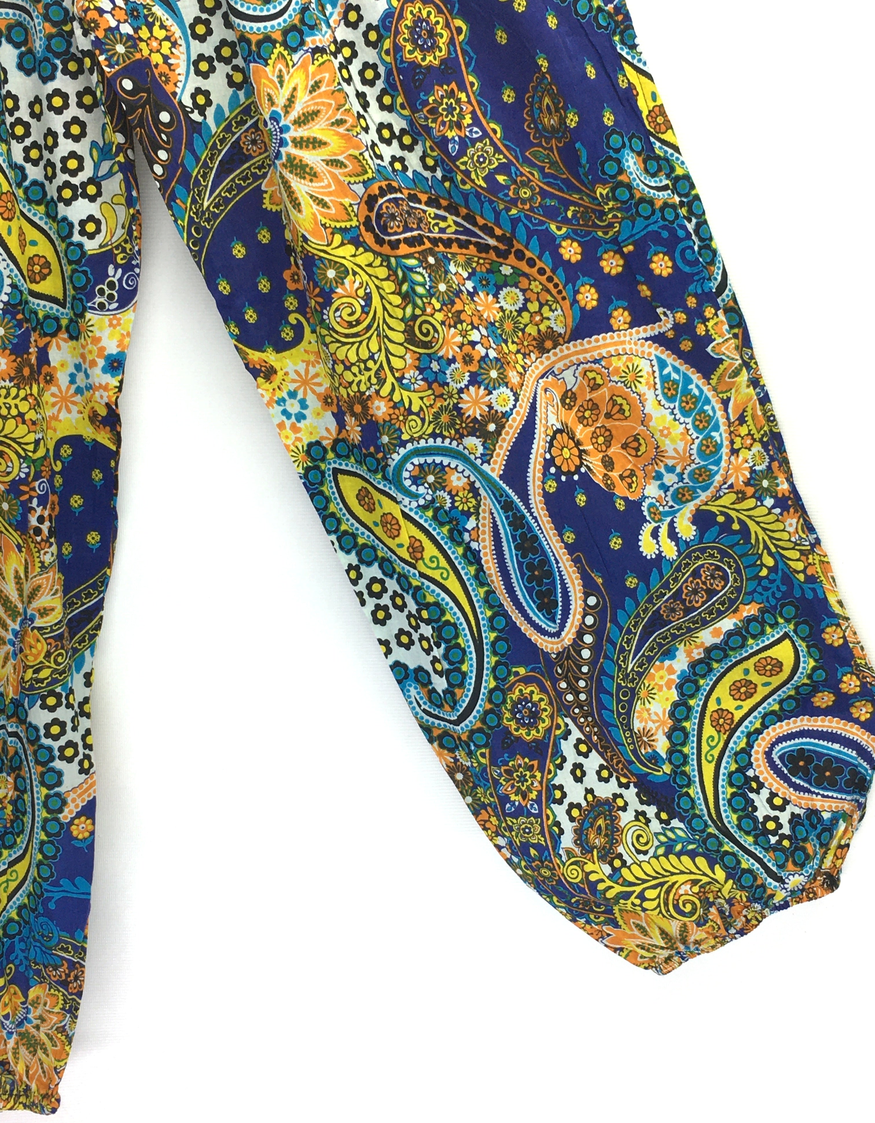 Gringo Fairtrade Blue Harems ~ O/S
