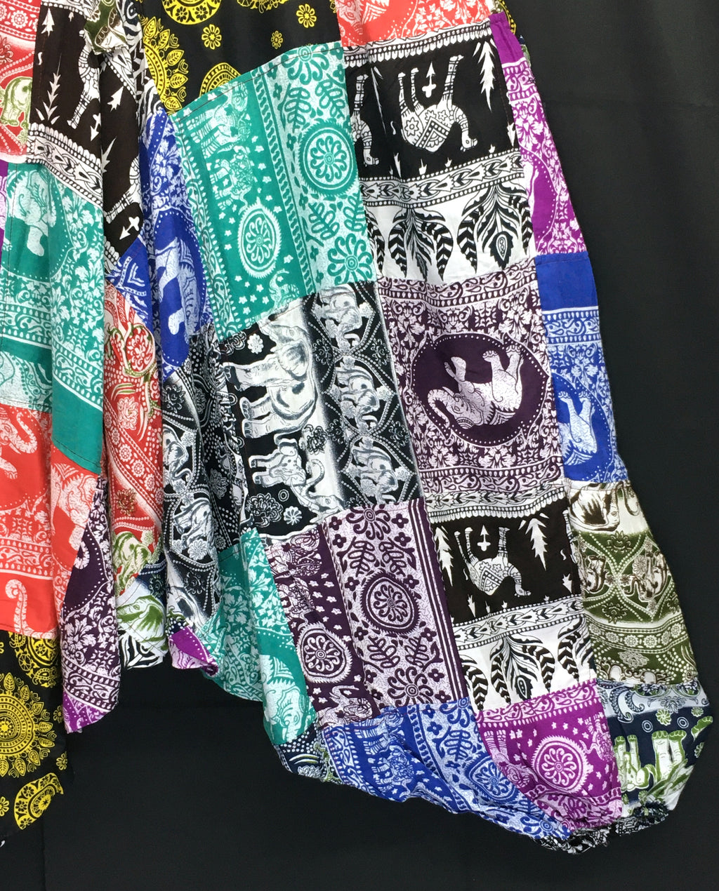 Gringo Fairtrade Elephant Patchwork Harems ~ Unisex