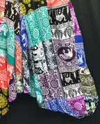 Gringo Fairtrade Elephant Patchwork Harems ~ Unisex