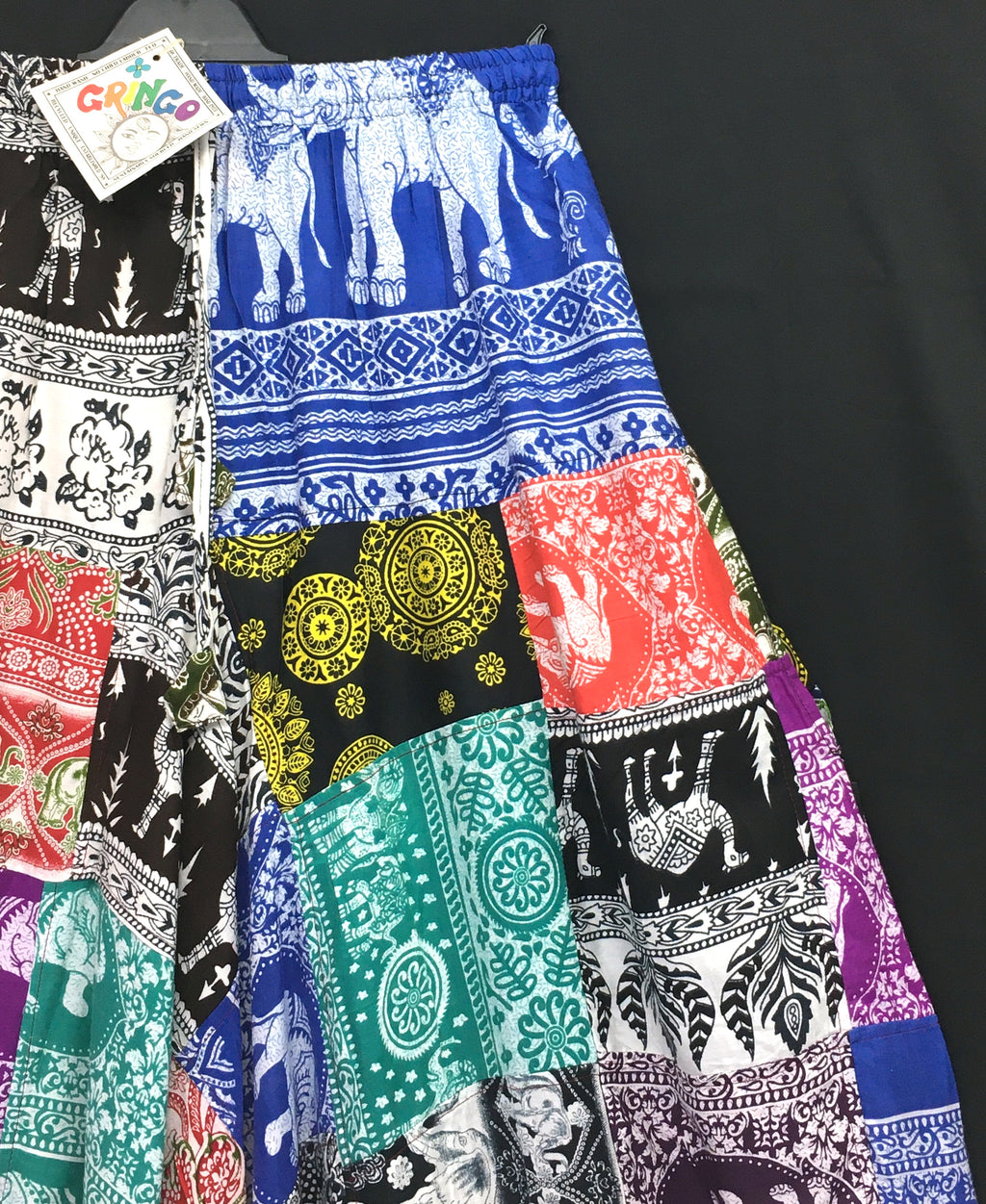 Gringo Fairtrade Elephant Patchwork Harems ~ Unisex