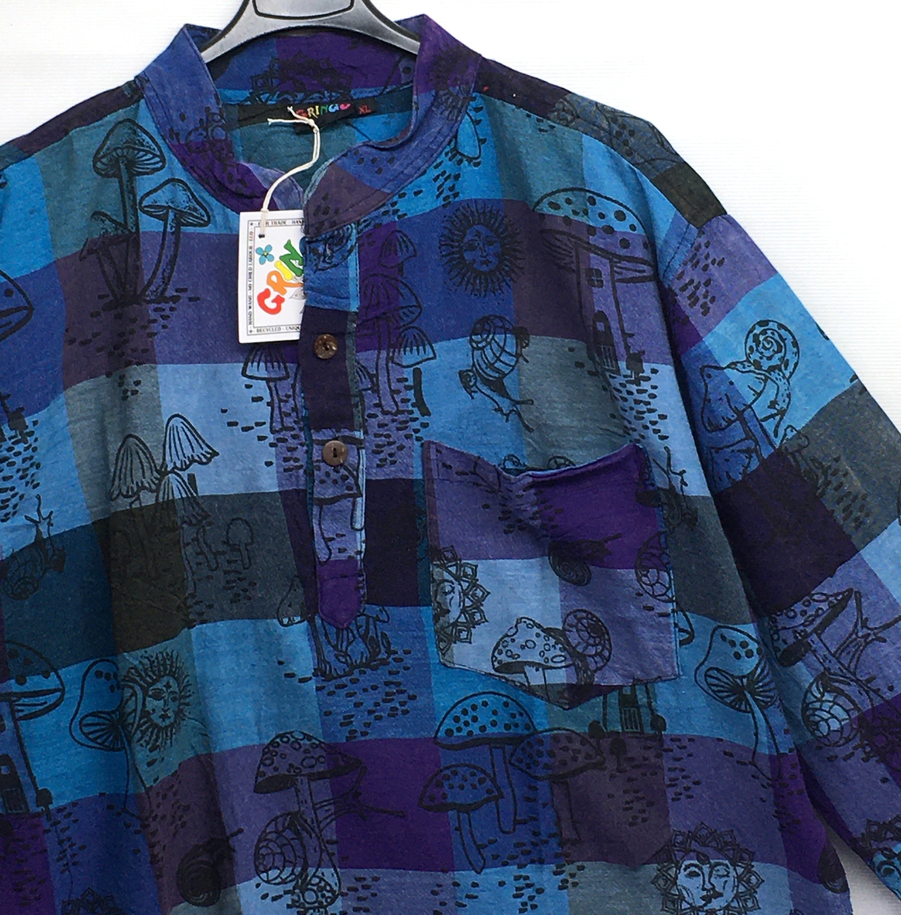 Gringo Fairtrade Woodland Mushroom Kurta