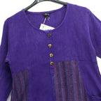 Gringo Fairtrade Purple Flower Dress