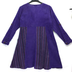 Gringo Fairtrade Purple Flower Dress