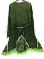 Gringo Fairtrade Stonewashed Jersey Cotton Fantasy Pixie Dress - Green or Blue