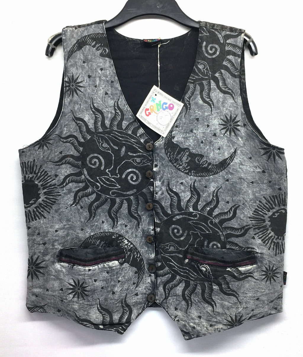 Gringo Fairtrade Men's Celestial Waistcoat