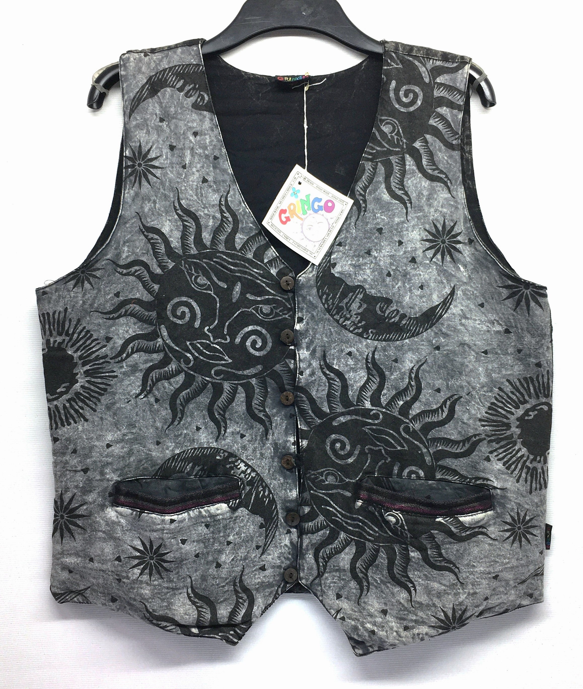 Gringo Fairtrade Men's Celestial Waistcoat