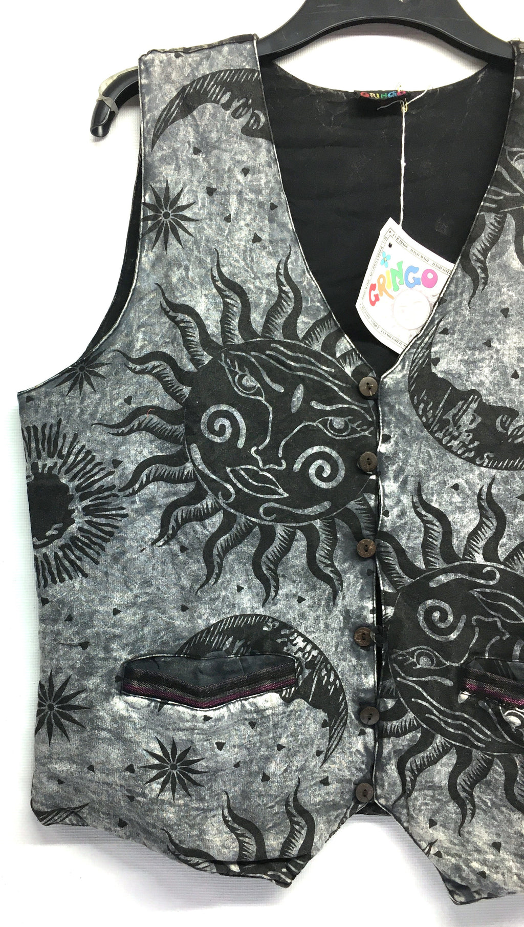 Gringo Fairtrade Men's Celestial Waistcoat