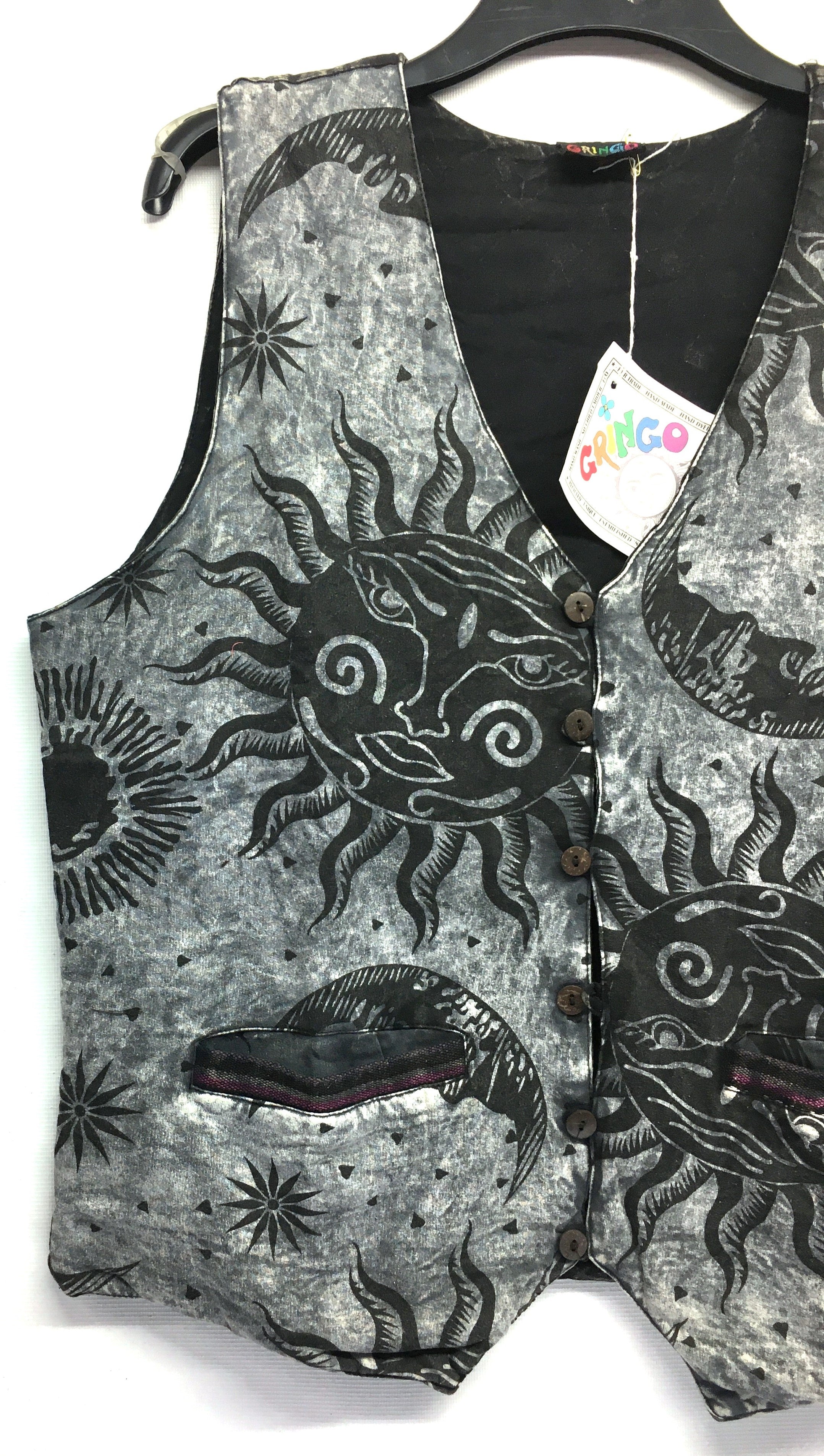 Gringo Fairtrade Men's Celestial Waistcoat
