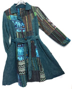 Gringo Fairtrade Frock Coat ~ Maroon Red or Petrol