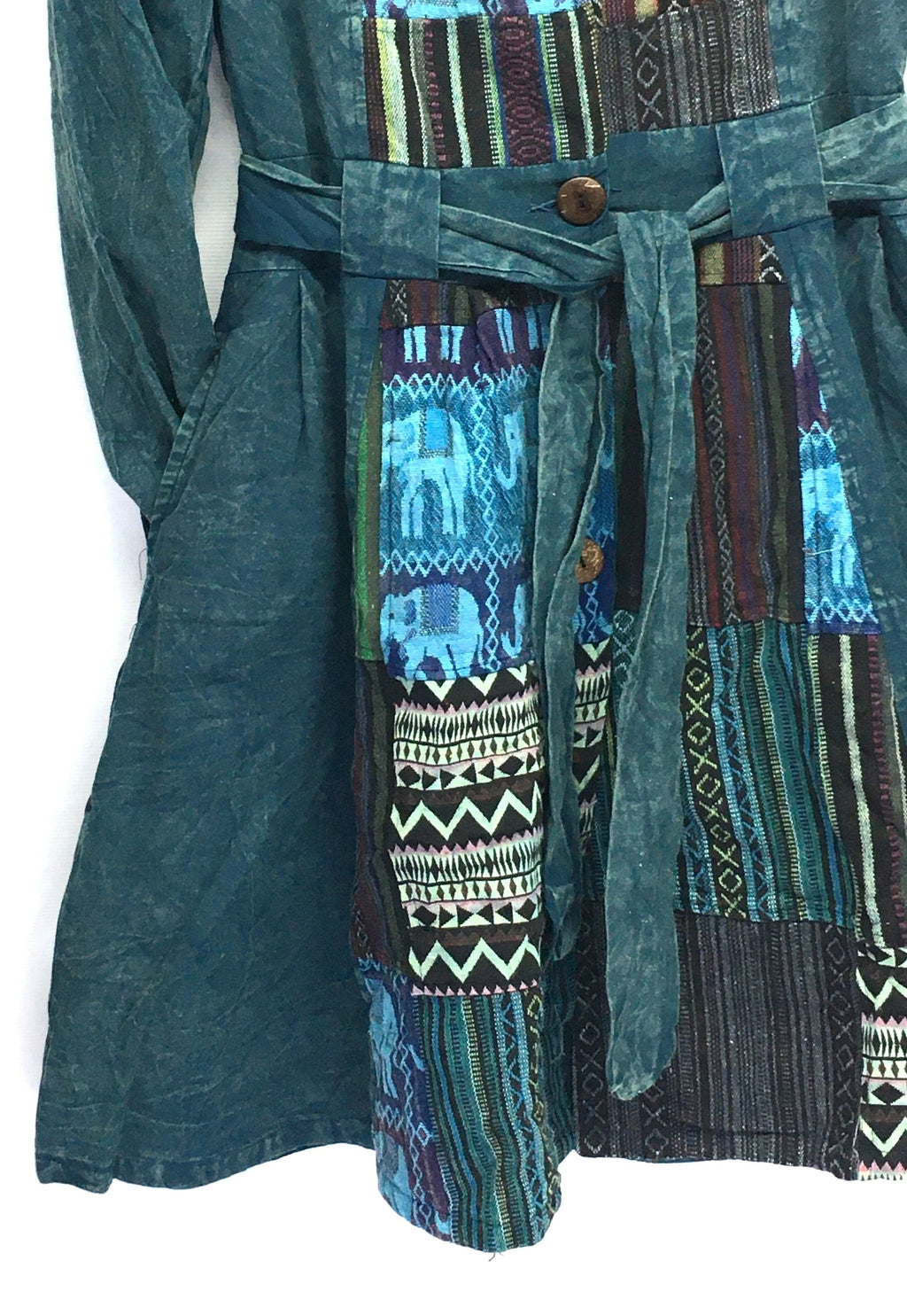 Gringo Fairtrade Frock Coat ~ Maroon Red or Petrol