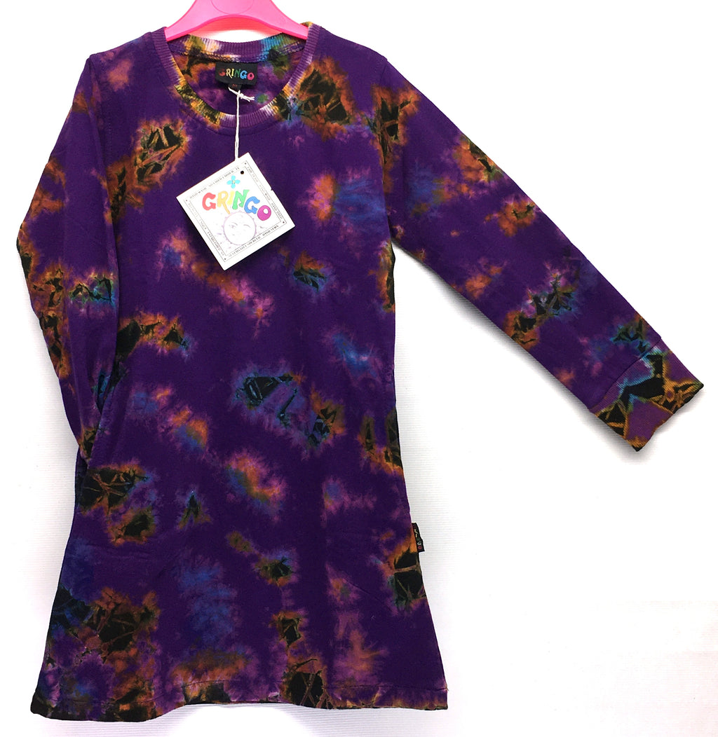 Gringo Fairtrade Girls Tie Dye Dress