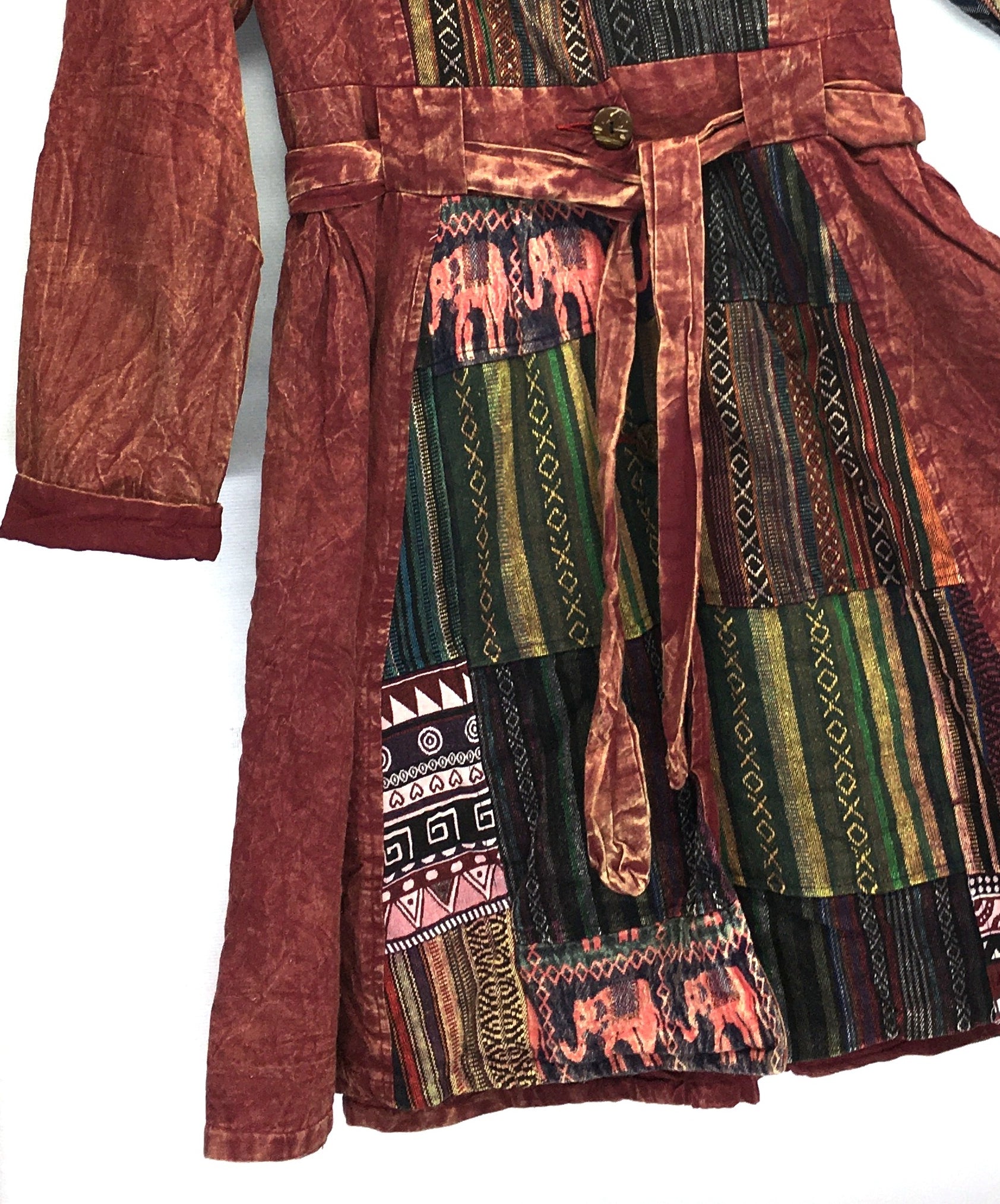 Gringo Fairtrade Frock Coat ~ Maroon Red or Petrol