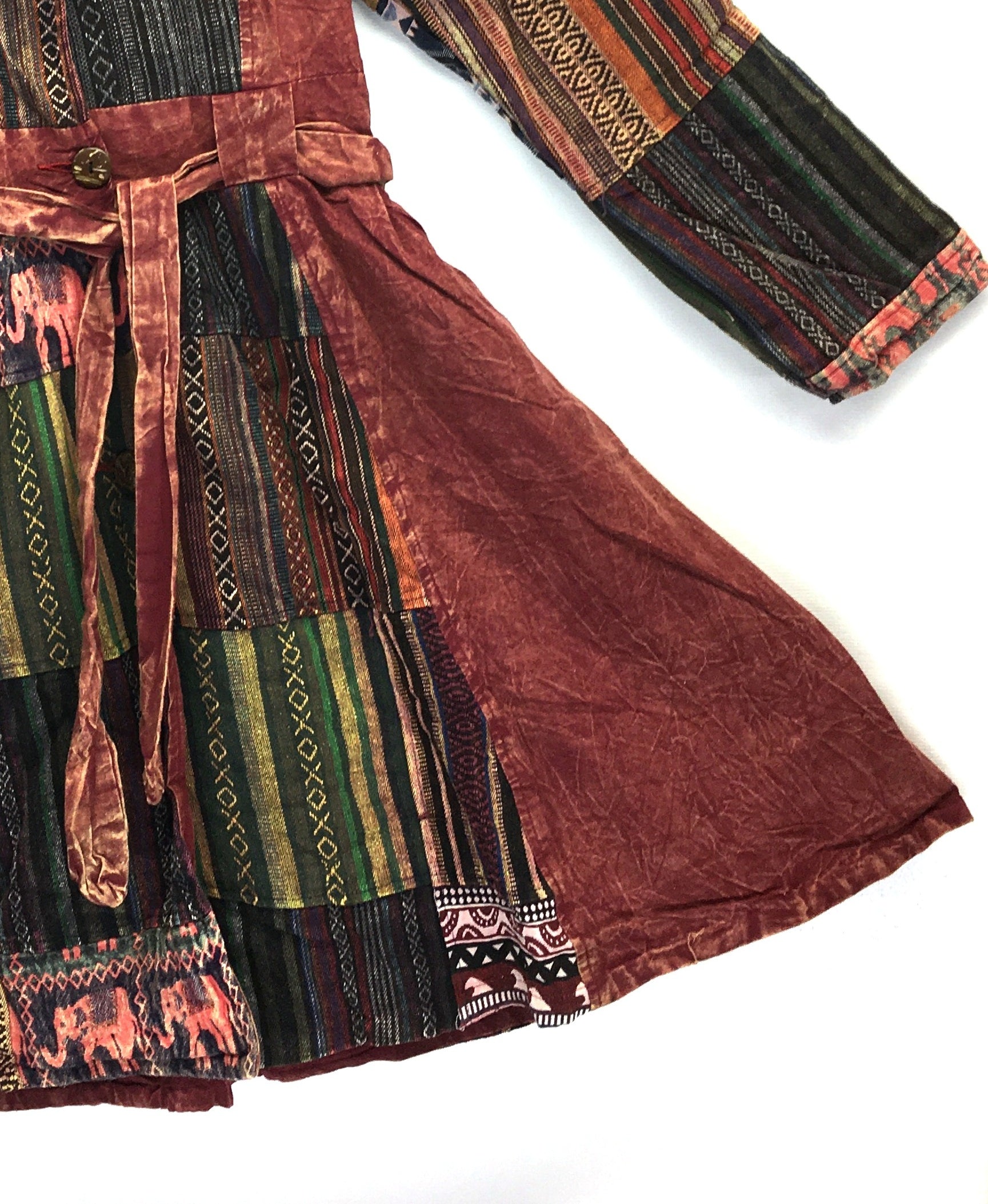Gringo Fairtrade Frock Coat ~ Maroon Red or Petrol