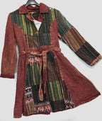 Gringo Fairtrade Frock Coat ~ Maroon Red or Petrol