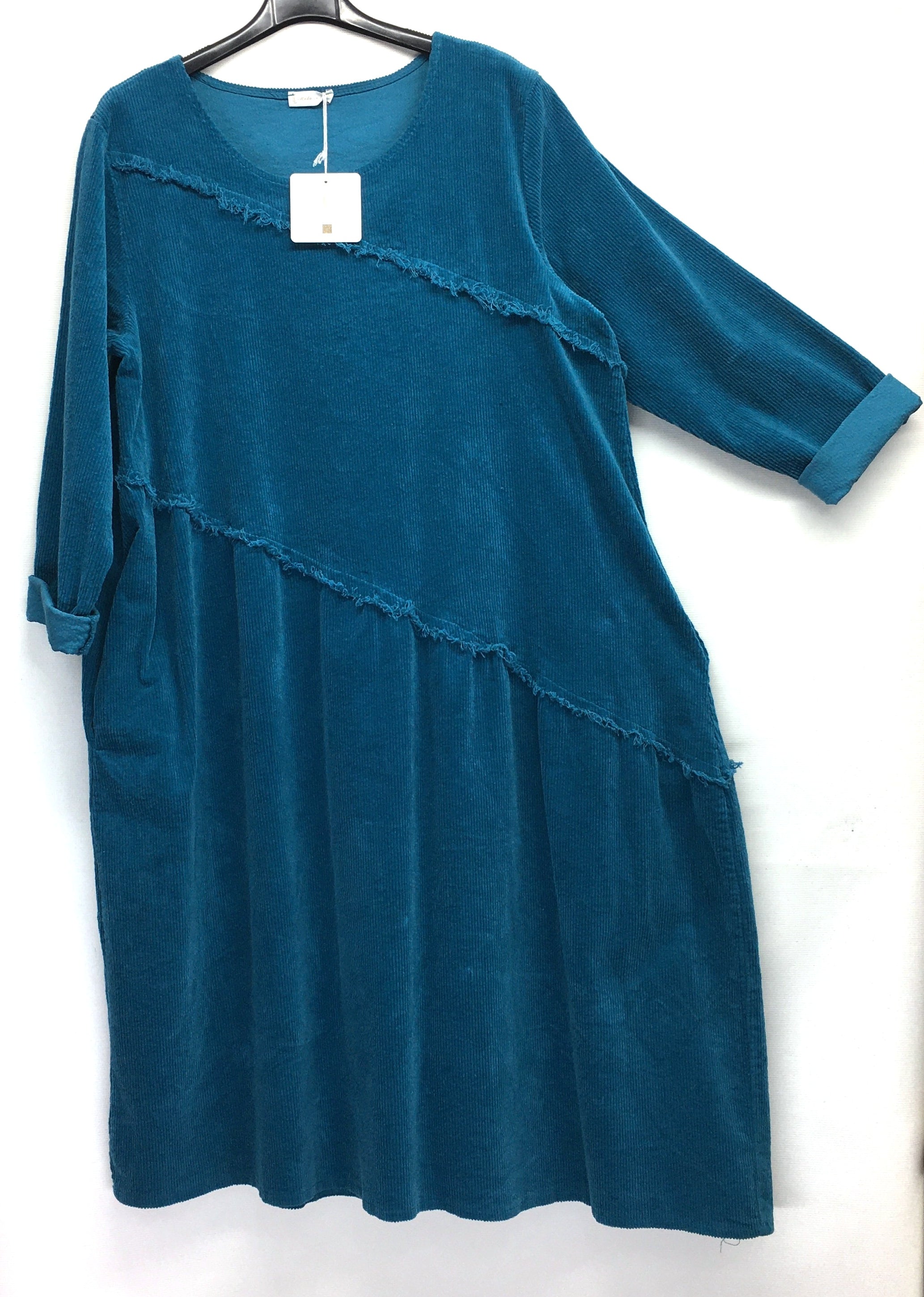 Made in Italy Jumbo Cord Midi Dress