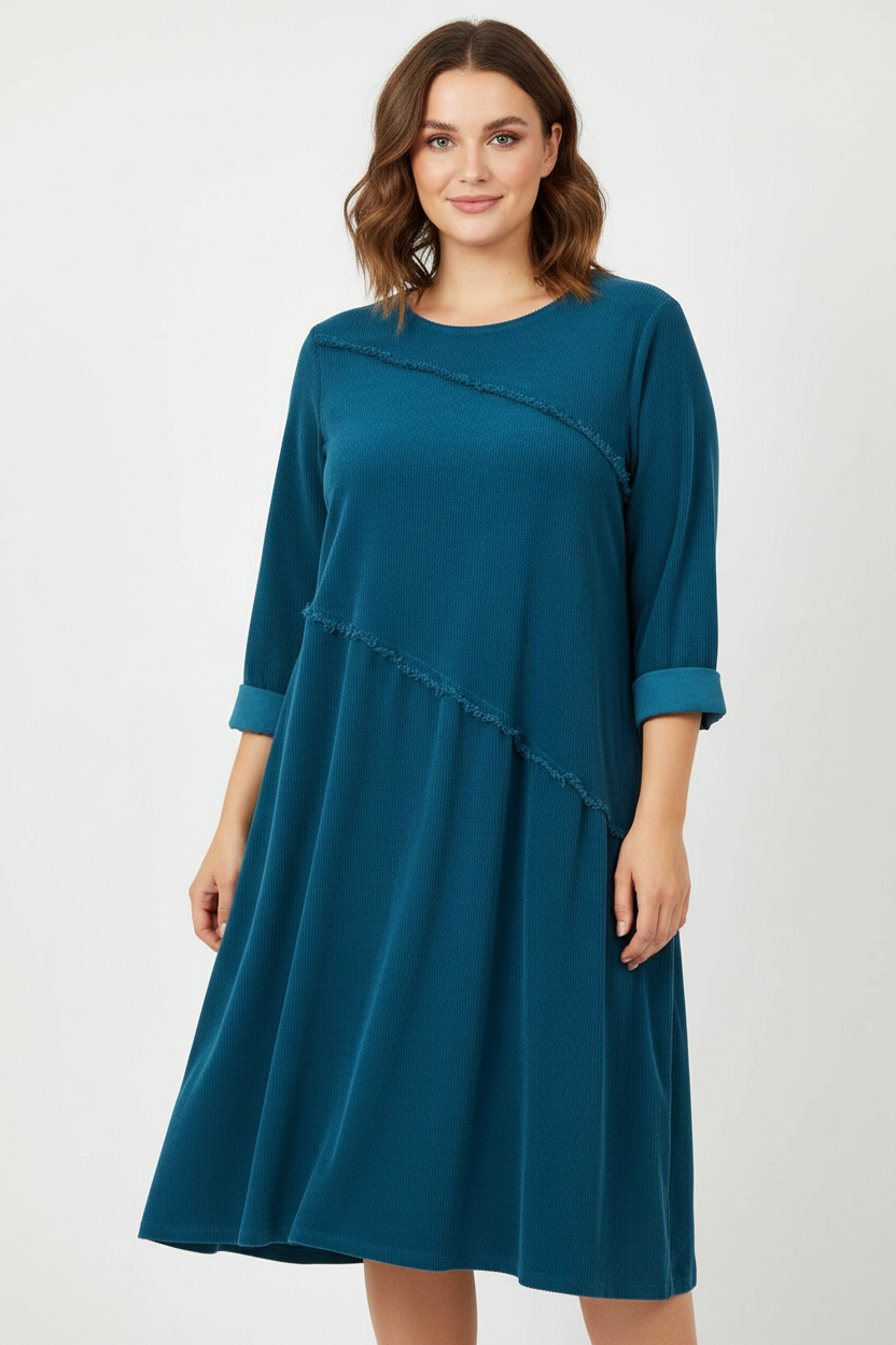 Made in Italy Jumbo Cord Midi Dress